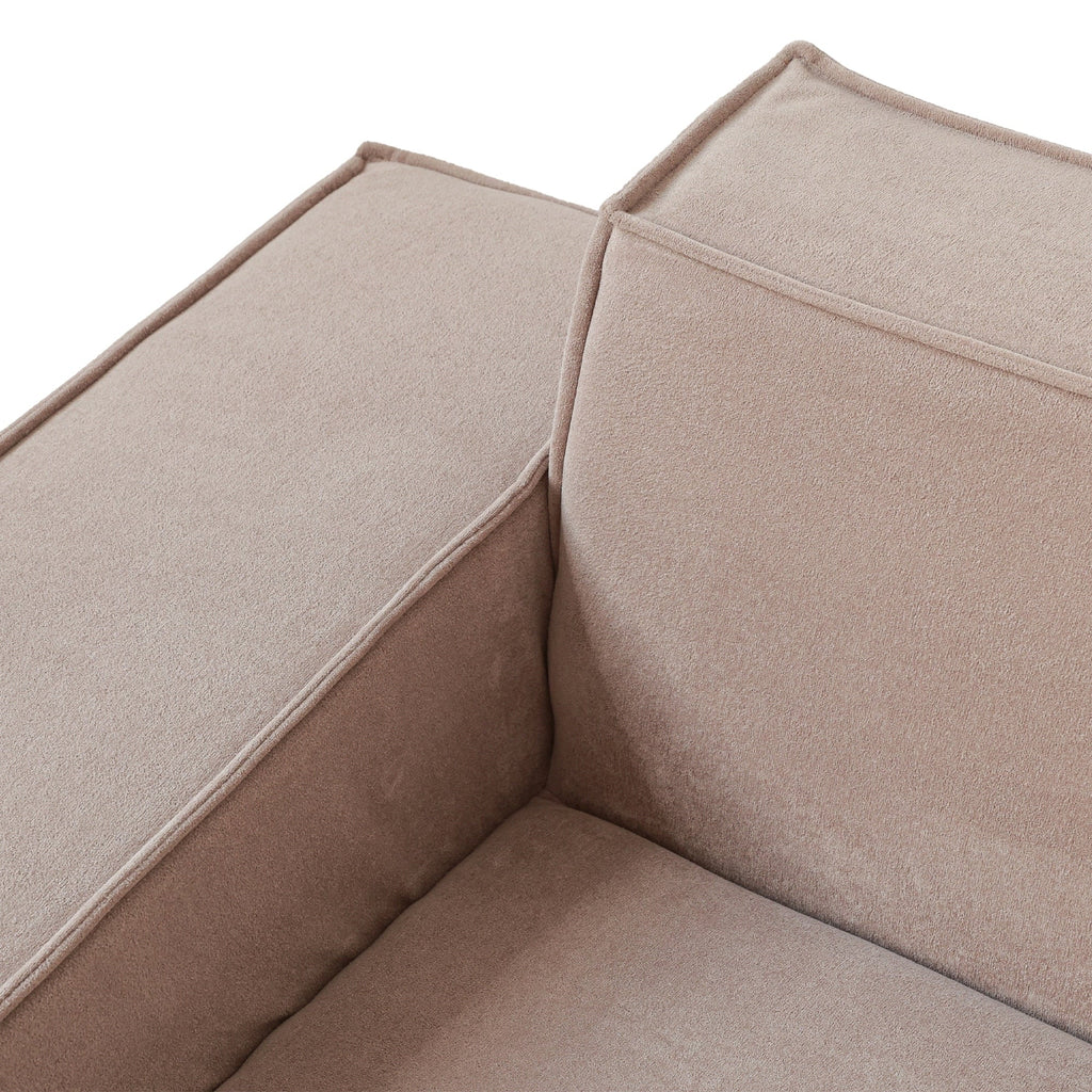 149 Cloud Sectional Couch, Huge Plus 4 Seats Modular Sofa, Modern Comfy Corduroy Couches, Sofas Furniture for Living Room