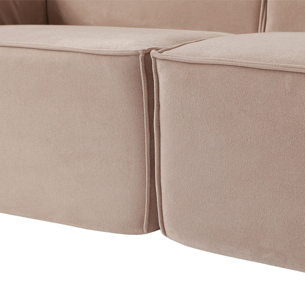 149 Cloud Sectional Couch, Huge Plus 4 Seats Modular Sofa, Modern Comfy Corduroy Couches, Sofas Furniture for Living Room