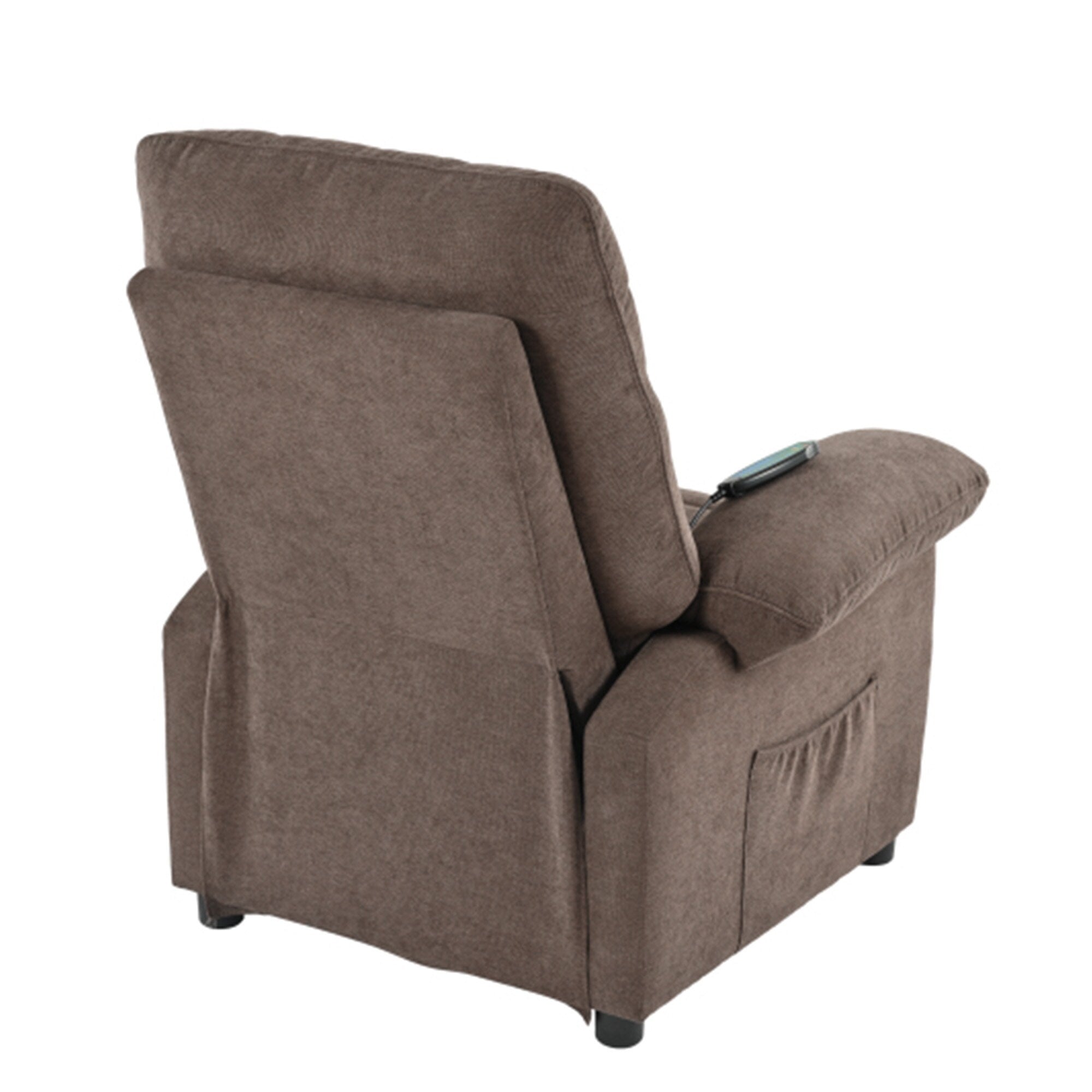 160° Recliner Chair for Elderly Seniors-Power Reclining Chair with 8-Point Massage  Heating, Soft Chenille Fabric