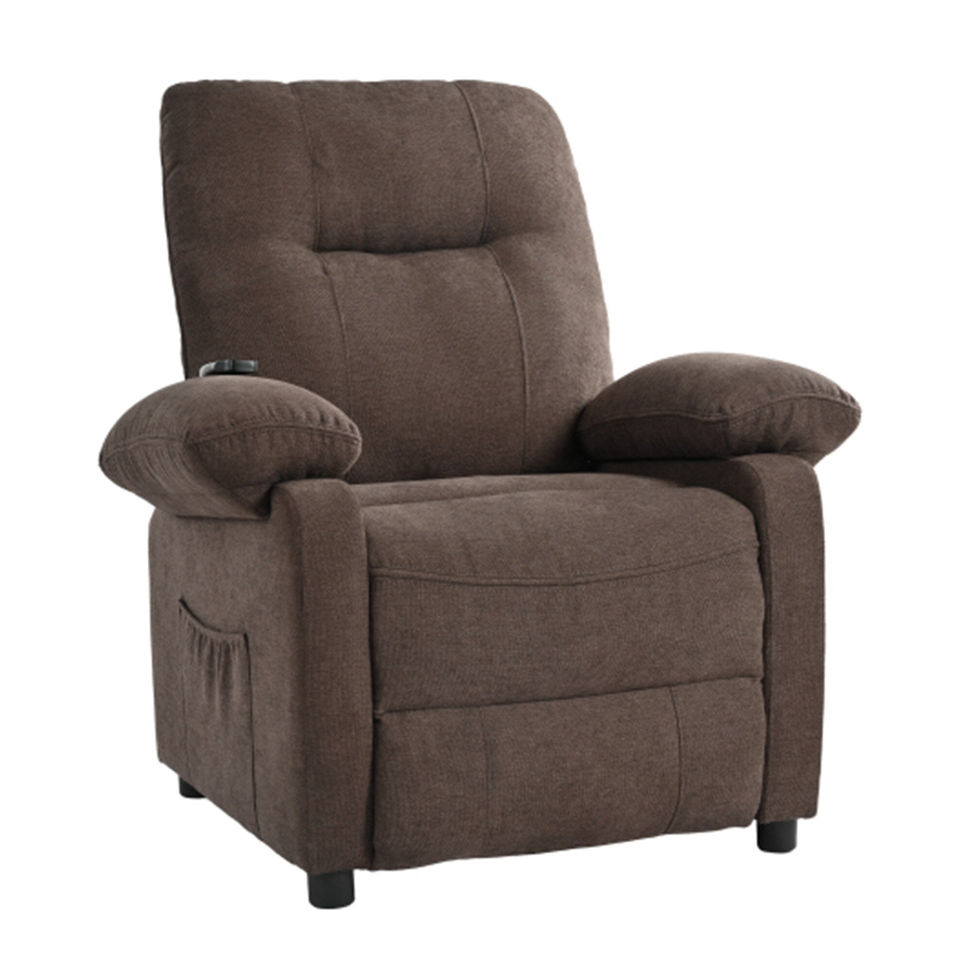 160° Recliner Chair for Elderly Seniors-Power Reclining Chair with 8-Point Massage  Heating, Soft Chenille Fabric