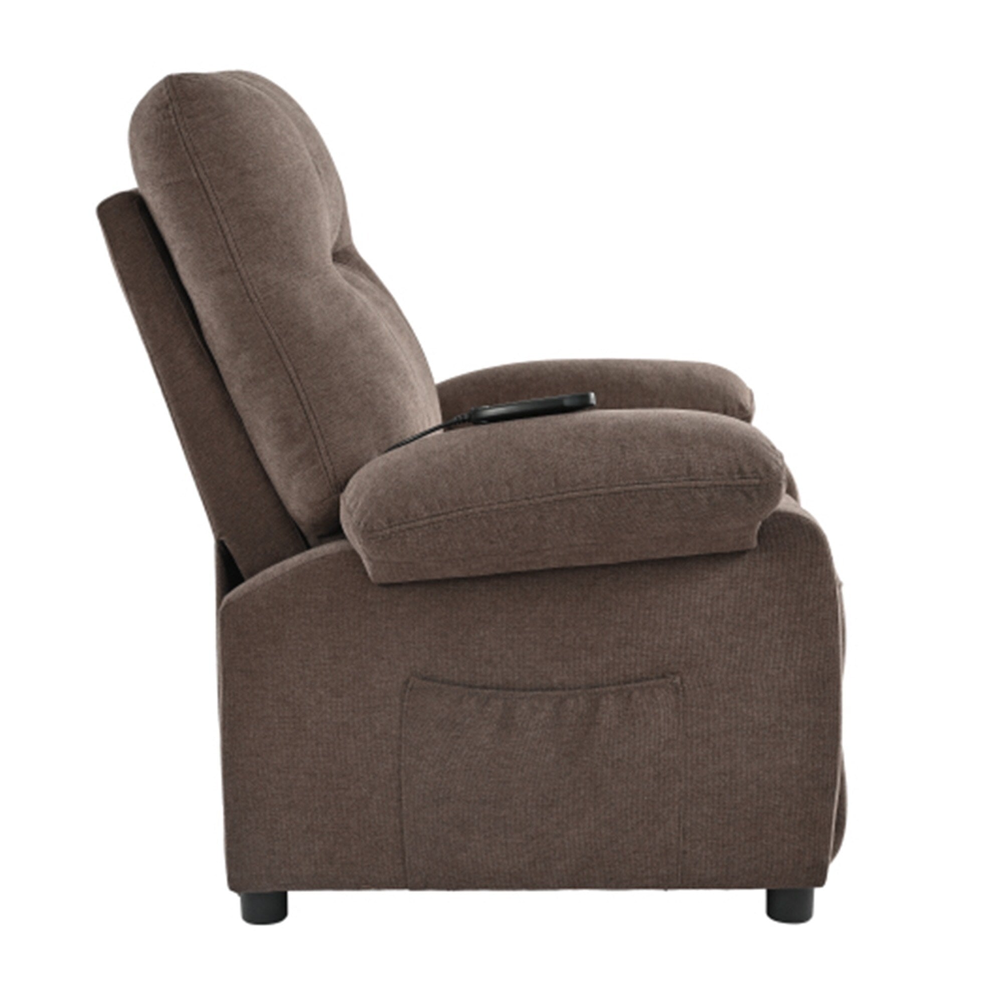 160° Recliner Chair for Elderly Seniors-Power Reclining Chair with 8-Point Massage  Heating, Soft Chenille Fabric