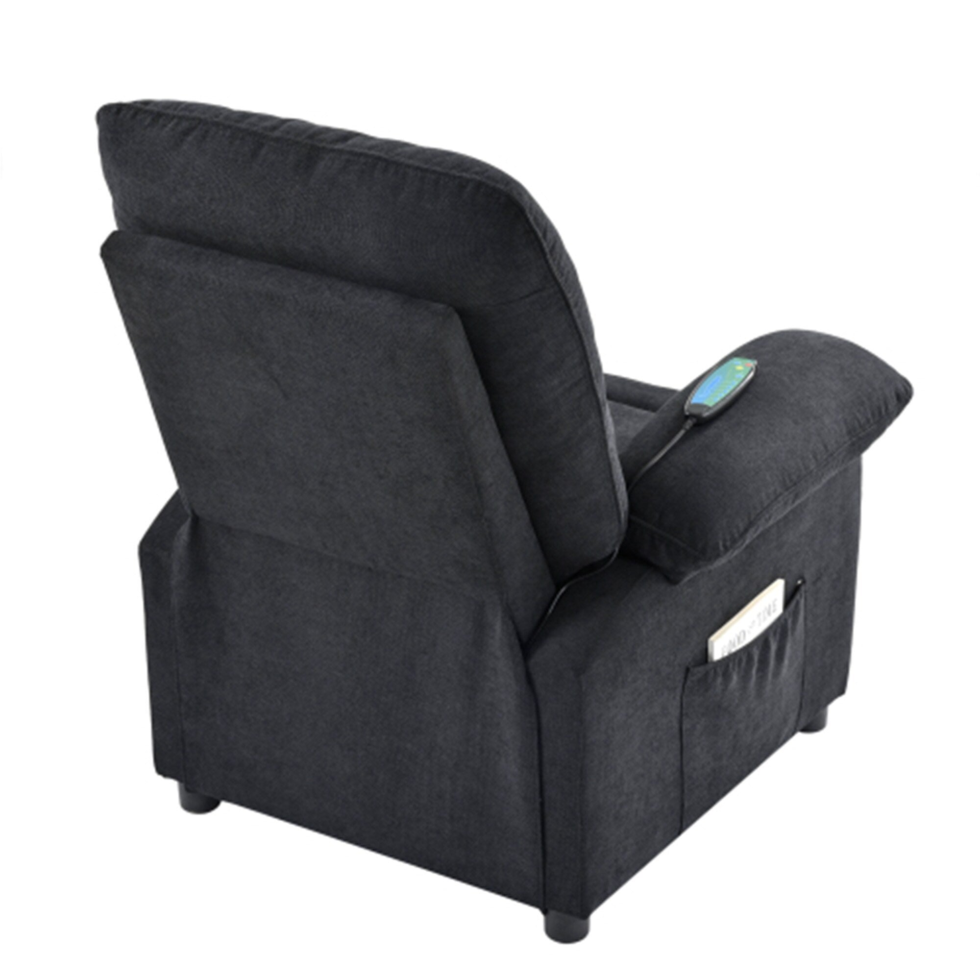 160° Recliner Chair for Elderly Seniors-Power Reclining Chair with 8-Point Massage  Heating, Soft Chenille Fabric