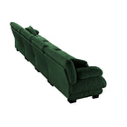 173.2 Chenille with Bolster Armrests, High-Resilience Sponge Cushions