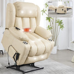 180Â° Power Lift Recliner Chair,Dual Motor, Stainless steel Cup Holders