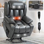 180Â° Power Lift Recliner Chair,Dual Motor, Stainless steel Cup Holders
