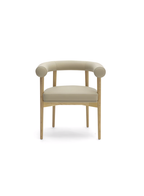 Chaise de salle à manger Para en cuir végétalien, taupe