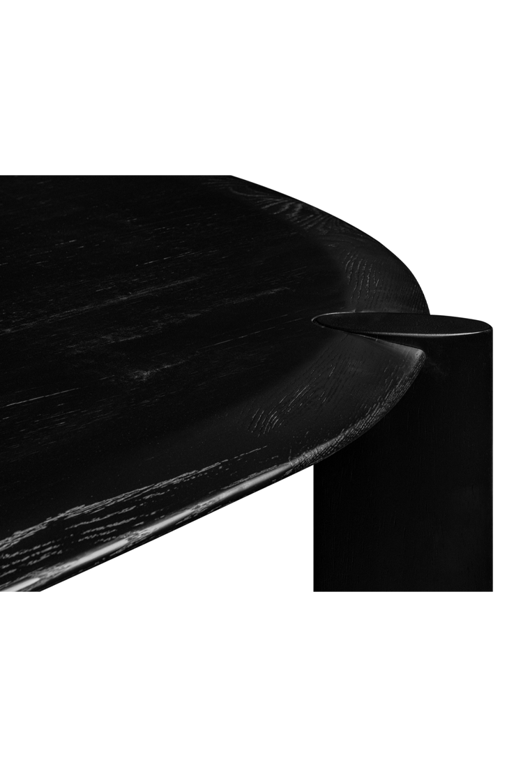 Table à manger Nosh, noire