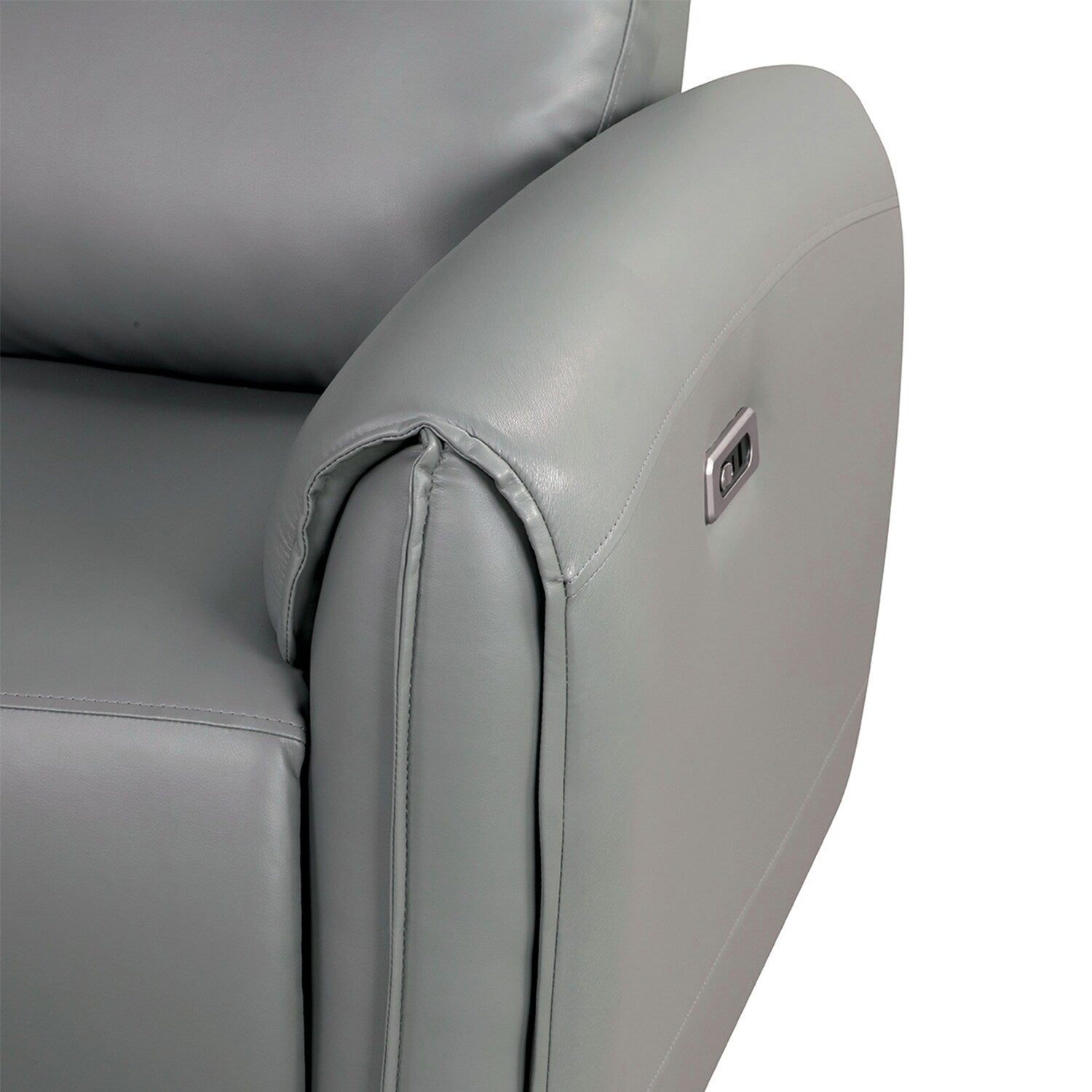 2 Piece Upholstered Power Sofa Set with USB Charging Ports