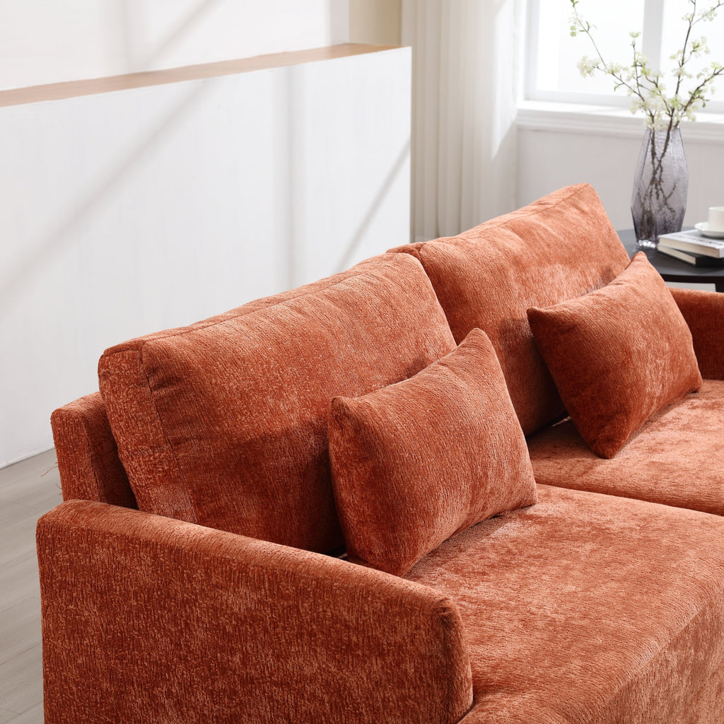 2-Seat Upholstered Loveseat Sofa Couch With Deep Seats,Multi-scene Use
