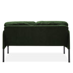 2 Seater Polyester Fabric Sofa, Modern Loveseat Sofa, Comfy Small Couches for Small Space Living Room, Bedroom, Office