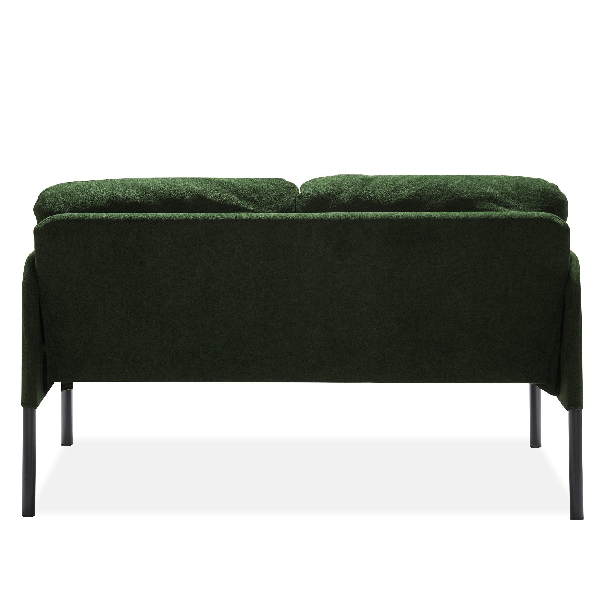 2 Seater Polyester Fabric Sofa, Modern Loveseat Sofa, Comfy Small Couches for Small Space Living Room, Bedroom, Office