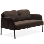 2 Seater Polyester Fabric Sofa, Modern Loveseat Sofa, Comfy Small Couches for Small Space Living Room, Bedroom, Office