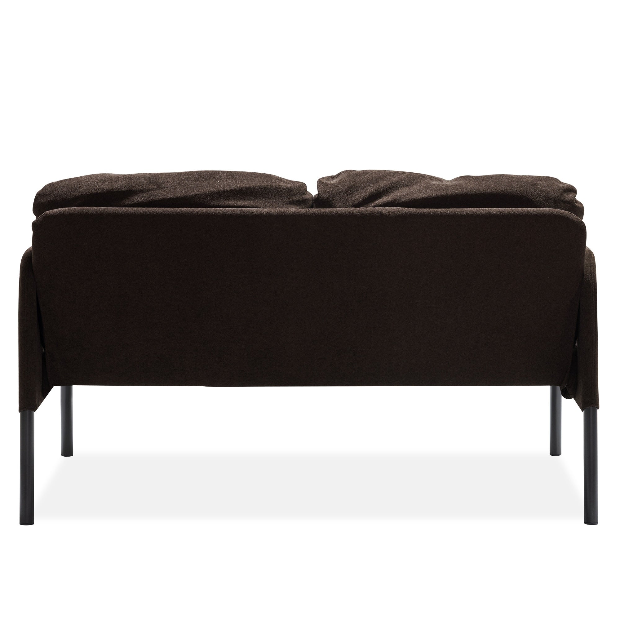 2 Seater Polyester Fabric Sofa, Modern Loveseat Sofa, Comfy Small Couches for Small Space Living Room, Bedroom, Office