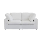 2 Seater Sofa Couch with Pillows for Living Room