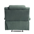 2 Set Modern Corduroy Manual Recliner Chair, Oversize Accent Chair Recliner with Wide Armrest