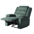 2 Set Modern Corduroy Manual Recliner Chair, Oversize Accent Chair Recliner with Wide Armrest