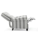 2 Set Nail-head Padded Seat Pushback Recliner Chair