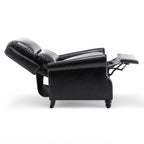 2 Set Nail-head Padded Seat Pushback Recliner Chair