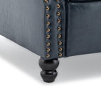 2 Set Nail-head Padded Seat Pushback Recliner Chair