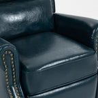 2 Set Nail-head Padded Seat Pushback Recliner Chair