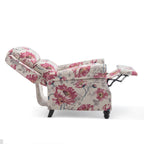 2 Set Nail-head Padded Seat Pushback Recliner Chair