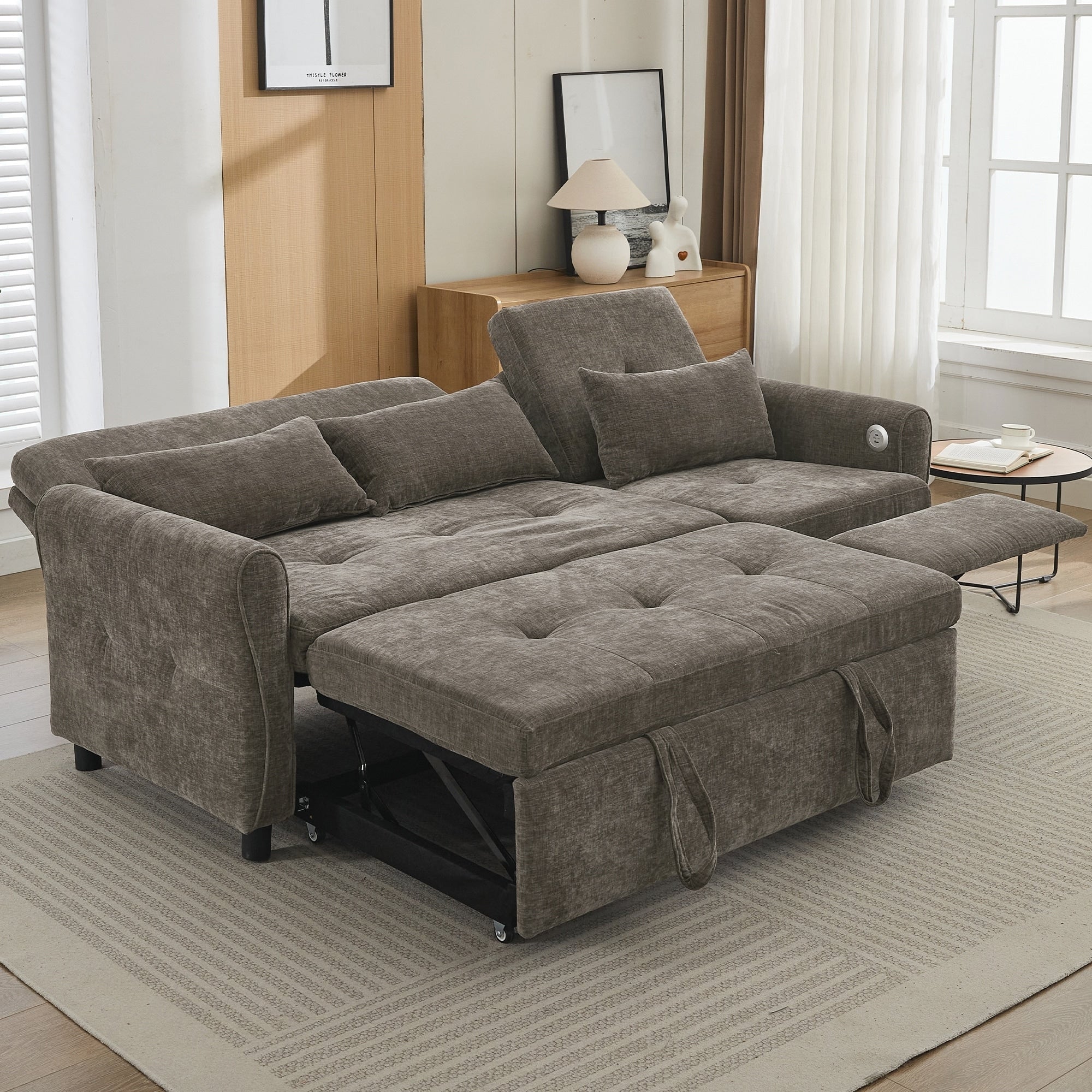2-in-1 Sofa 82Inch Three-seater Sofa
