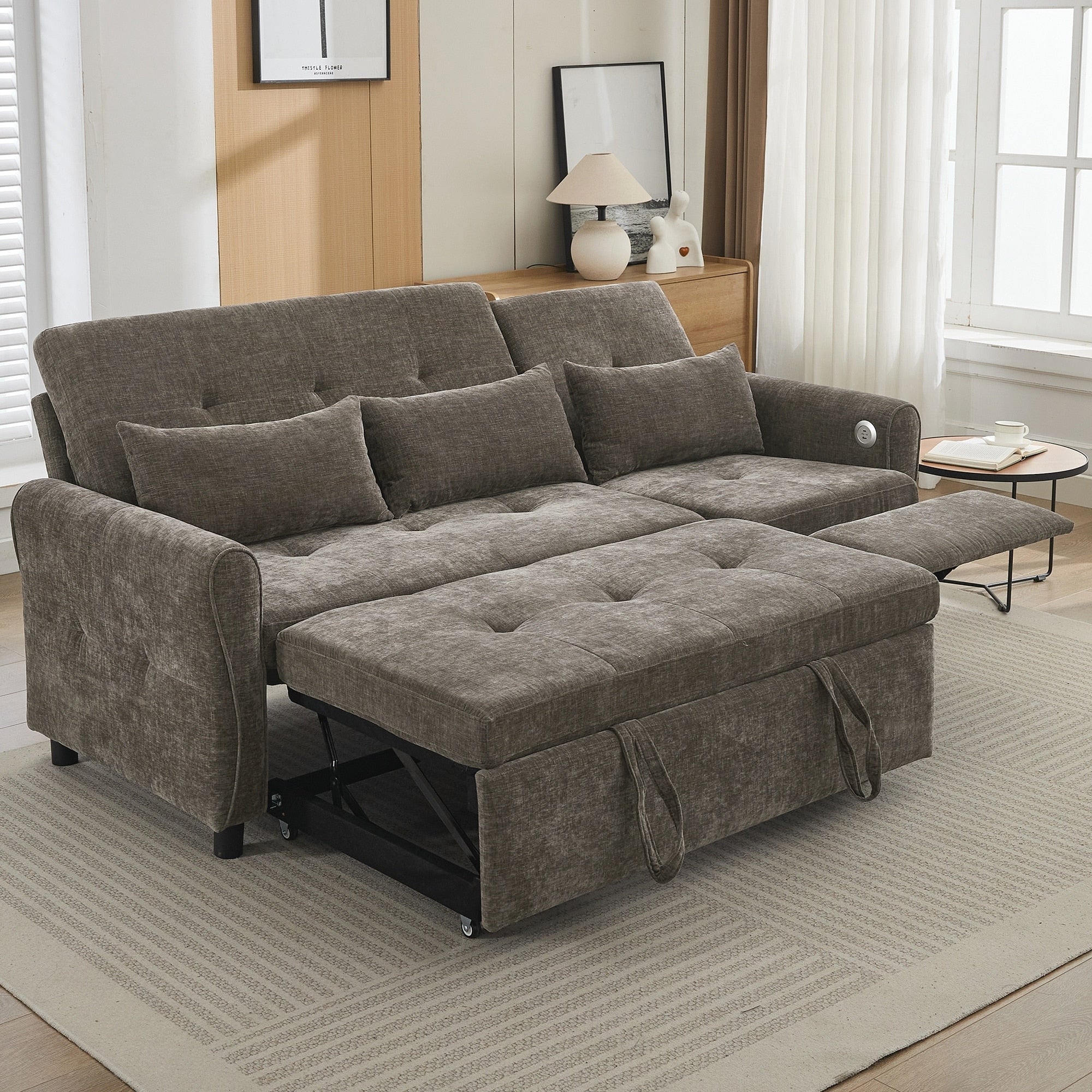 2-in-1 Sofa 82Inch Three-seater Sofa