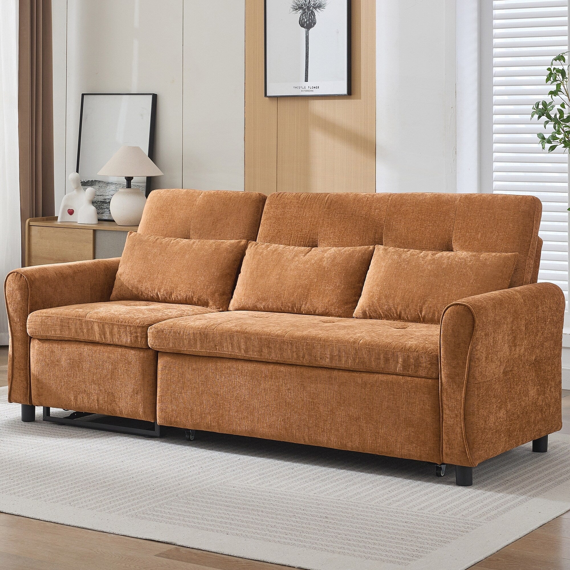2-in-1 Sofa 82Inch Three-seater Sofa