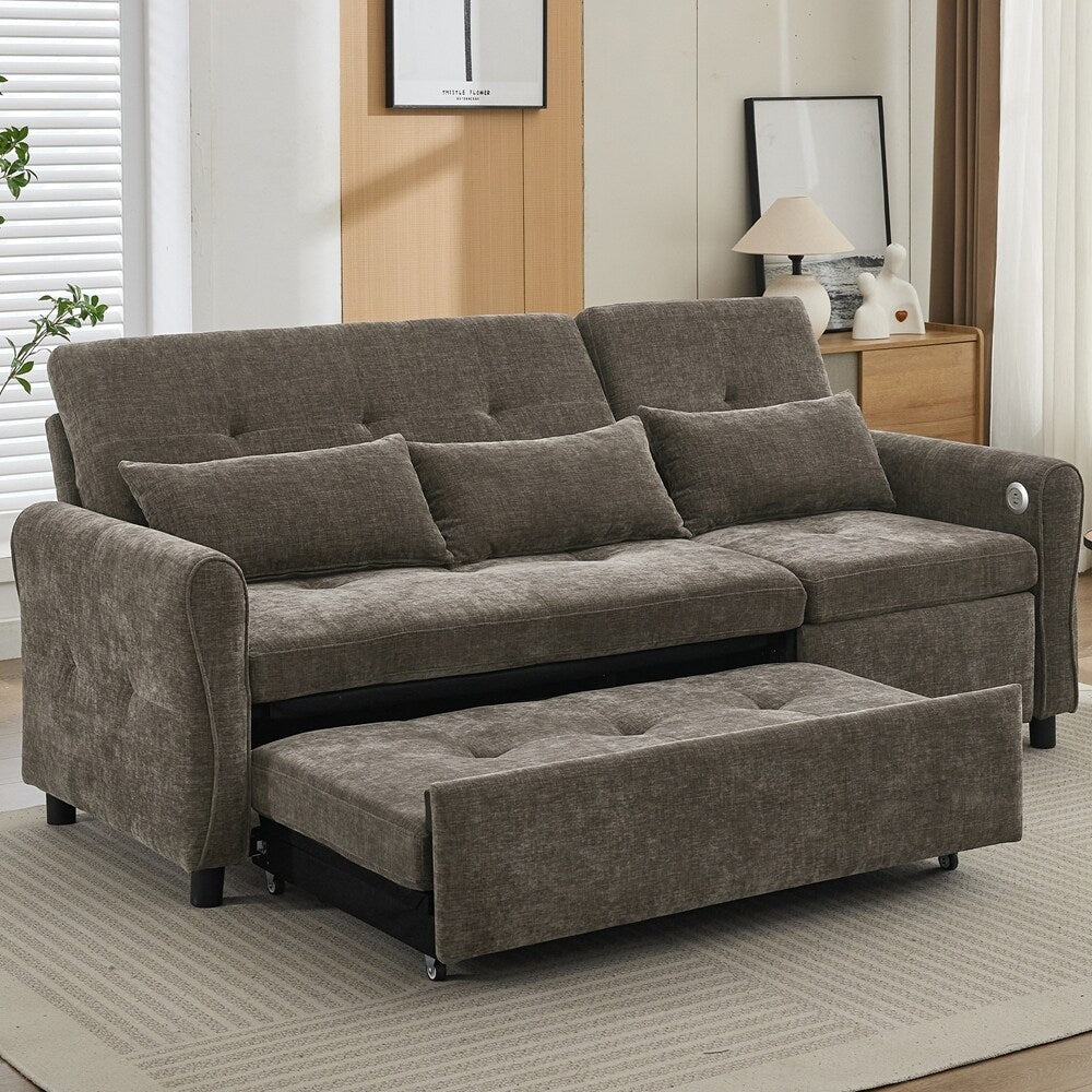 2-in-1 Sofa 82 Three-seater Sofa with a Sofa Bed
