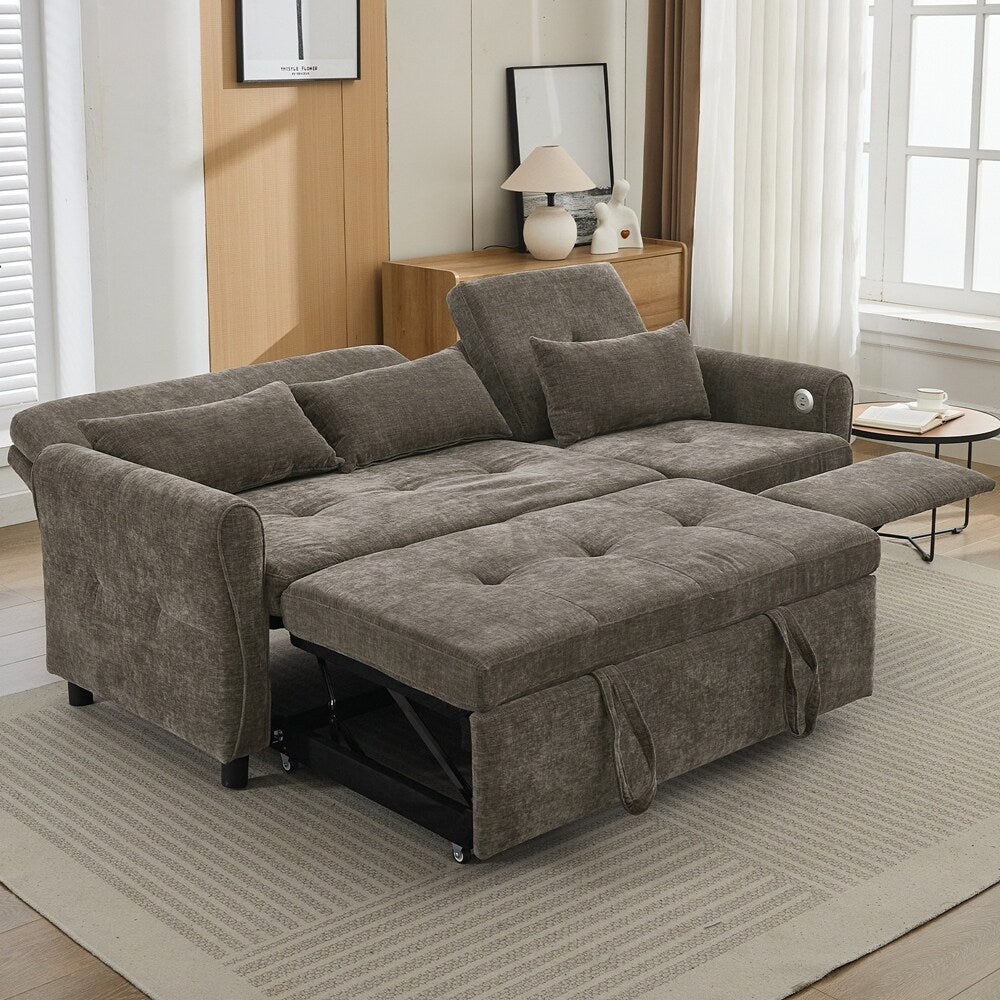 2-in-1 Sofa 82 Three-seater Sofa with a Sofa Bed