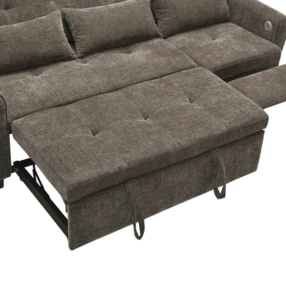 2-in-1 Sofa 82 Three-seater Sofa with a Sofa Bed