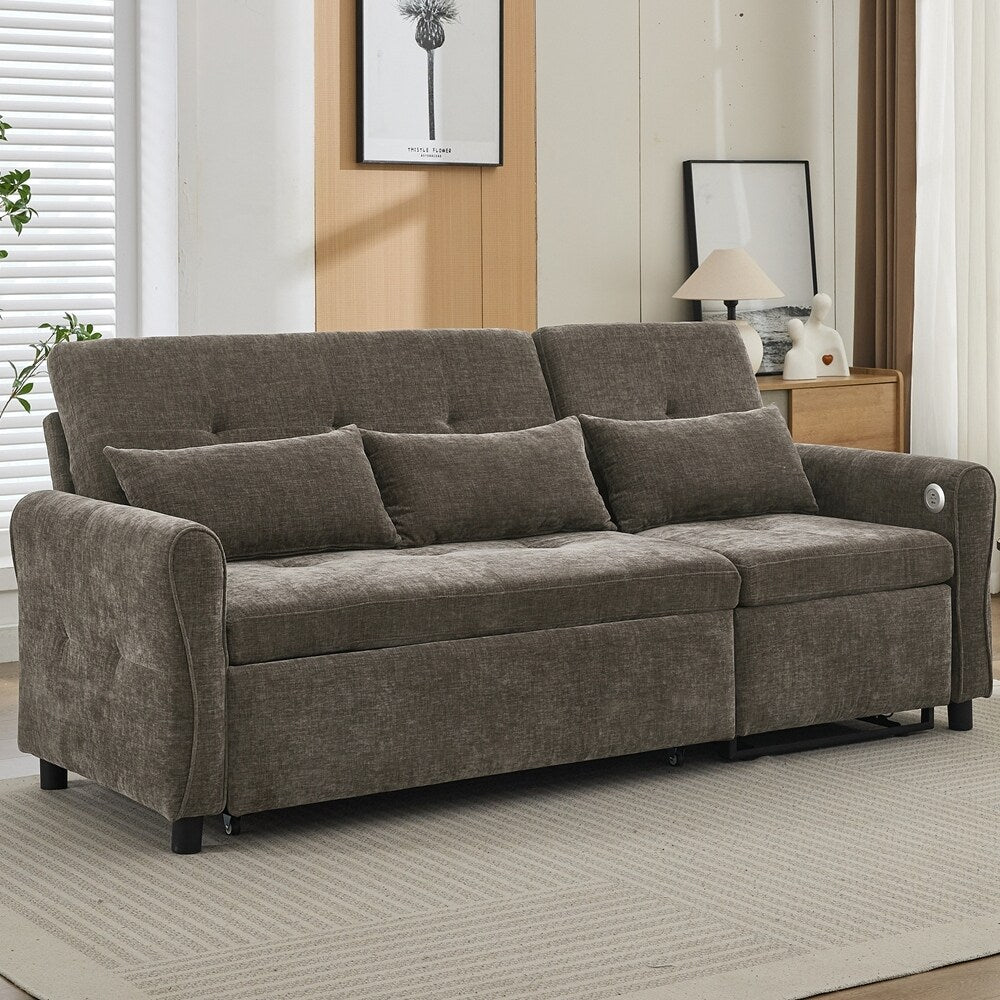 2-in-1 Sofa 82 Three-seater Sofa with a Sofa Bed
