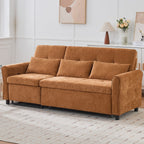 2-in-1 Sofa with Pull-Out Sleeper & Reversible Recliner by Harper&Bright Designs