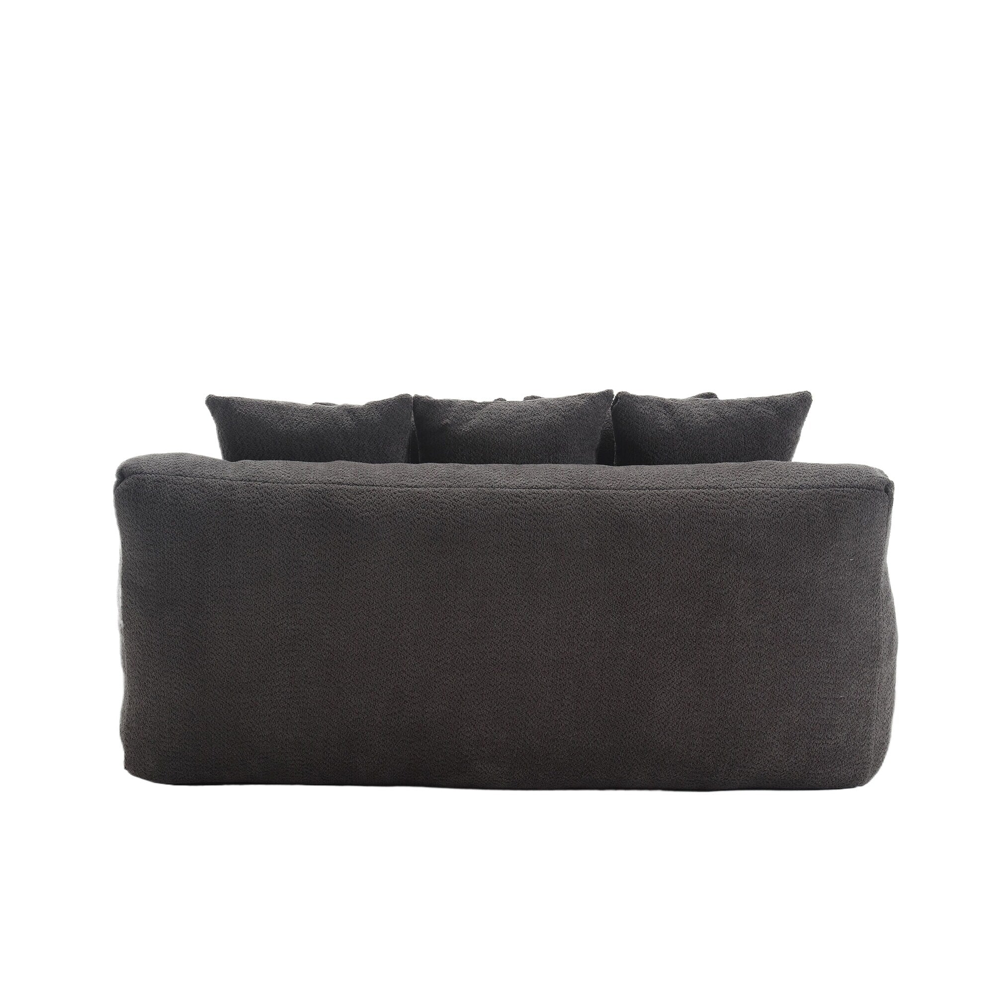 2-seater lazy sofa With 5 back pillows,Comfy Sofa- Deep Seat Couch for Living Room