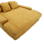 2-seater lazy sofa With 5 back pillows,Comfy Sofa- Deep Seat Couch for Living Room