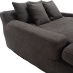 2-seater lazy sofa With 5 back pillows,Comfy Sofa- Deep Seat Couch for Living Room
