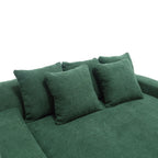 2-seater lazy sofa With 5 back pillows,Comfy Sofa- Deep Seat Couch for Living Room