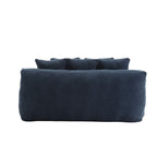 2-seater lazy sofa With 5 back pillows,Comfy Sofa- Deep Seat Couch for Living Room