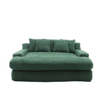 2-seater lazy sofa With 5 back pillows,Comfy Sofa- Deep Seat Couch for Living Room
