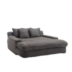 2-seater lazy sofa With 5 back pillows,Comfy Sofa- Deep Seat Couch for Living Room