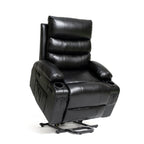 21W Large Size Electric Power Lift Recliner,8 Point Vibration Massage And Lumber Heat,Remote Control,Side Pockets,Cup Holders