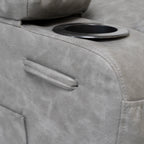 21W Large Size Electric Power Lift Recliner,8 Point Vibration Massage And Lumber Heat,Remote Control,Side Pockets,Cup Holders
