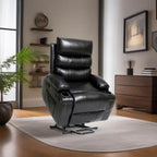 21W Large Size Electric Power Lift Recliner,8 Point Vibration Massage And Lumber Heat,Remote Control,Side Pockets,Cup Holders