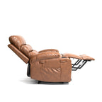 21W Large Size Electric Power Lift Recliner,8 Point Vibration Massage And Lumber Heat,Remote Control,Side Pockets,Cup Holders