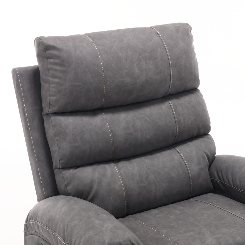 21W Large Size Electric Power Lift Recliner,8 Point Vibration Massage And Lumber Heat,Remote Control,Side Pockets,Cup Holders