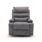 21W Large Size Electric Power Lift Recliner,8 Point Vibration Massage And Lumber Heat,Remote Control,Side Pockets,Cup Holders
