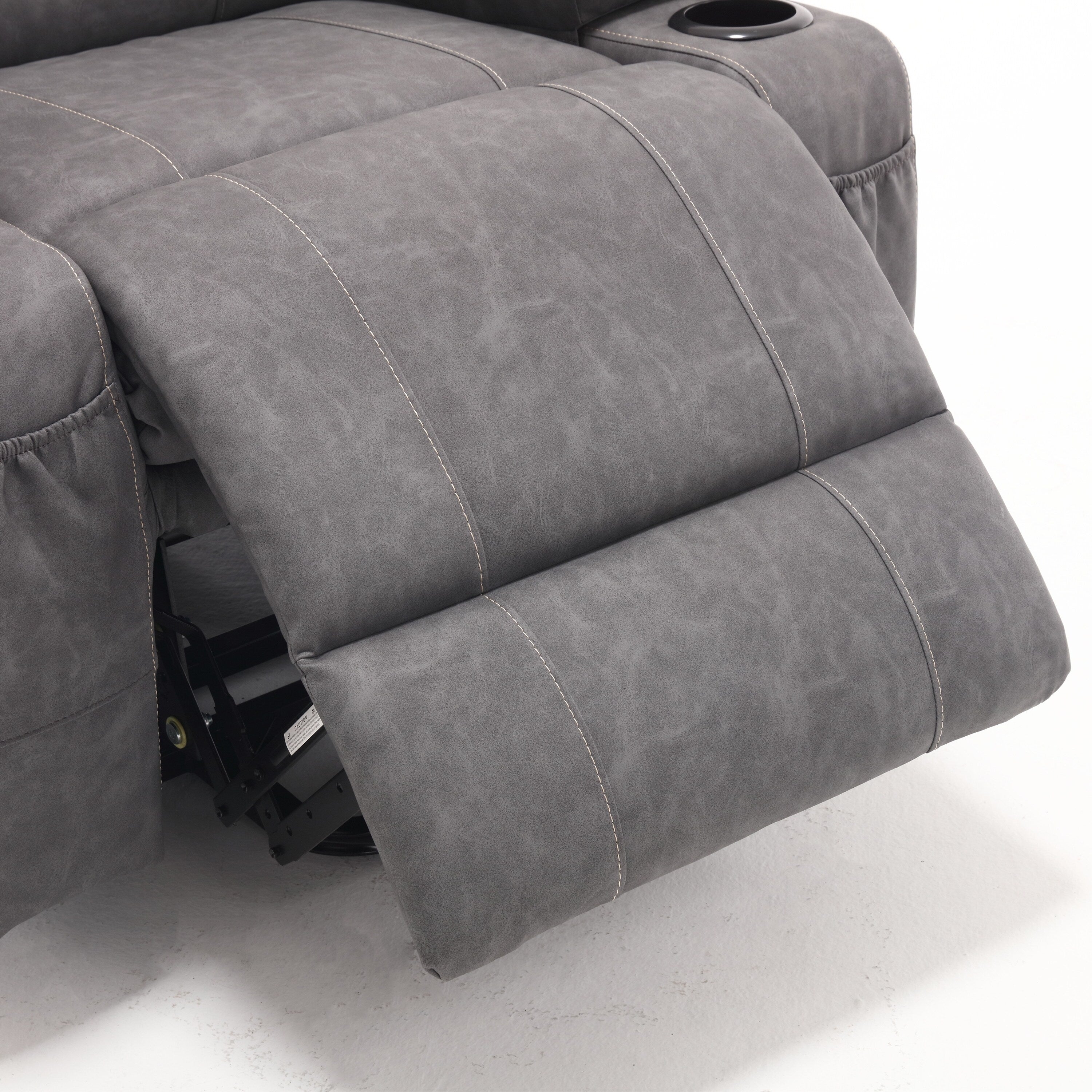 21W Large Size Electric Power Lift Recliner,8 Point Vibration Massage And Lumber Heat,Remote Control,Side Pockets,Cup Holders