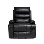 21W Large Size Electric Power Lift Recliner,8 Point Vibration Massage And Lumber Heat,Remote Control,Side Pockets,Cup Holders