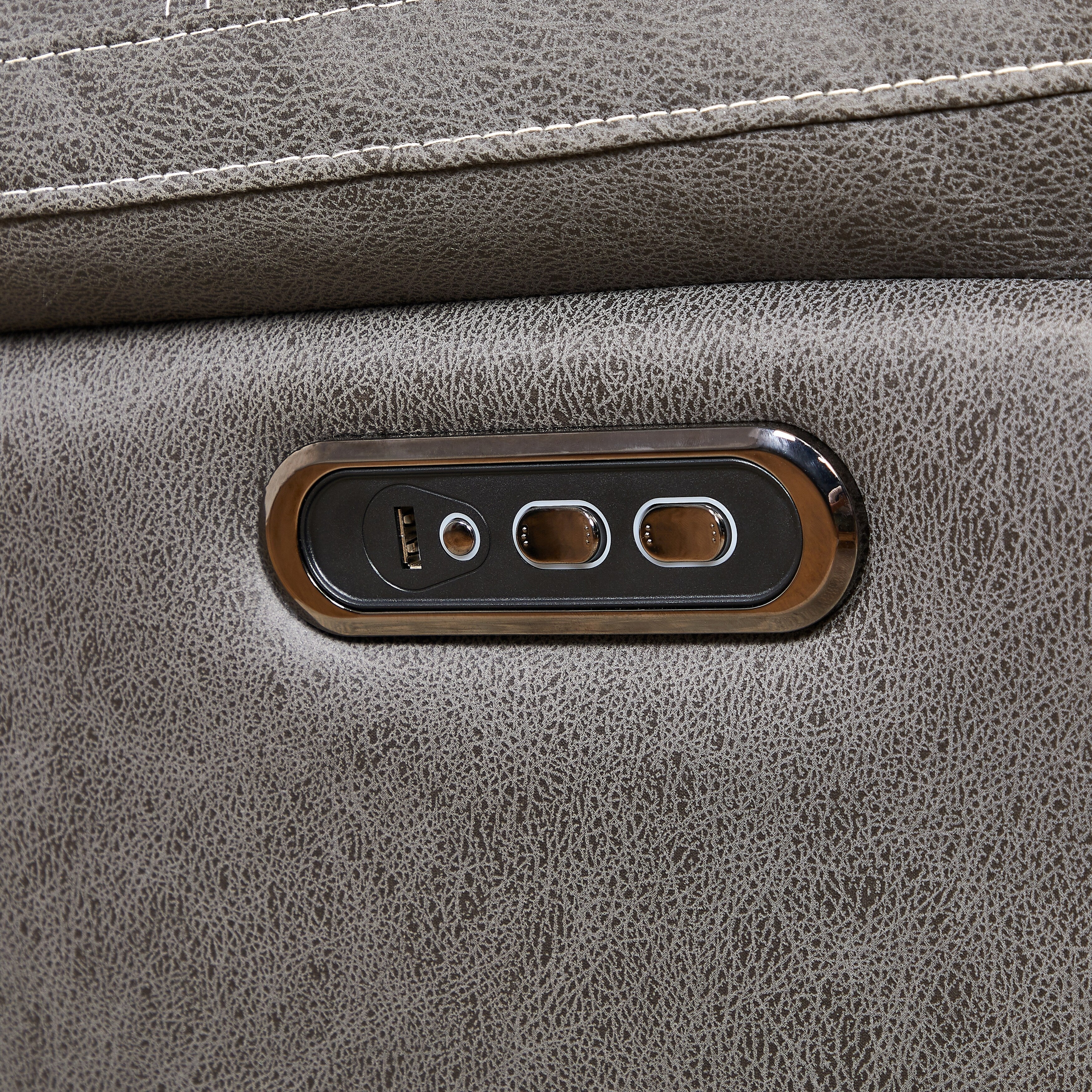 240Â° Swivel Recliner Chair with Dual Motor, Power Headrest, Infinite Recline Positions, USB Charging Ports, and Footrest