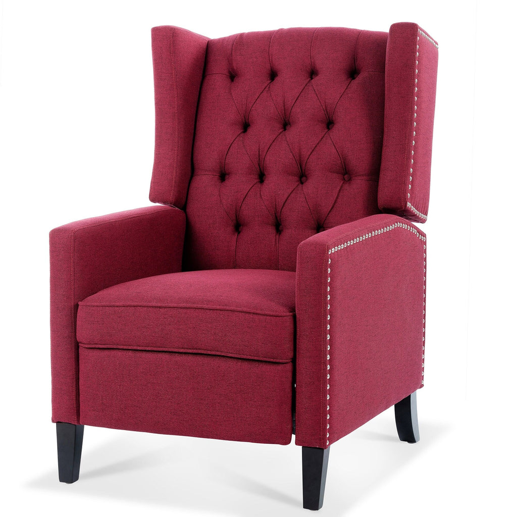 27.16 Wide Fabric Manual Wing Chair Recliner
